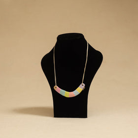 Quirklets handpainted clay pendant necklace 11 - handcrafted