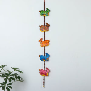  Tholu Bommalata Leather Puppet Wall Hanging l iTokri.com 