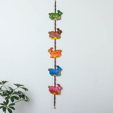  Tholu Bommalata Leather Puppet Wall Hanging l iTokri.com 