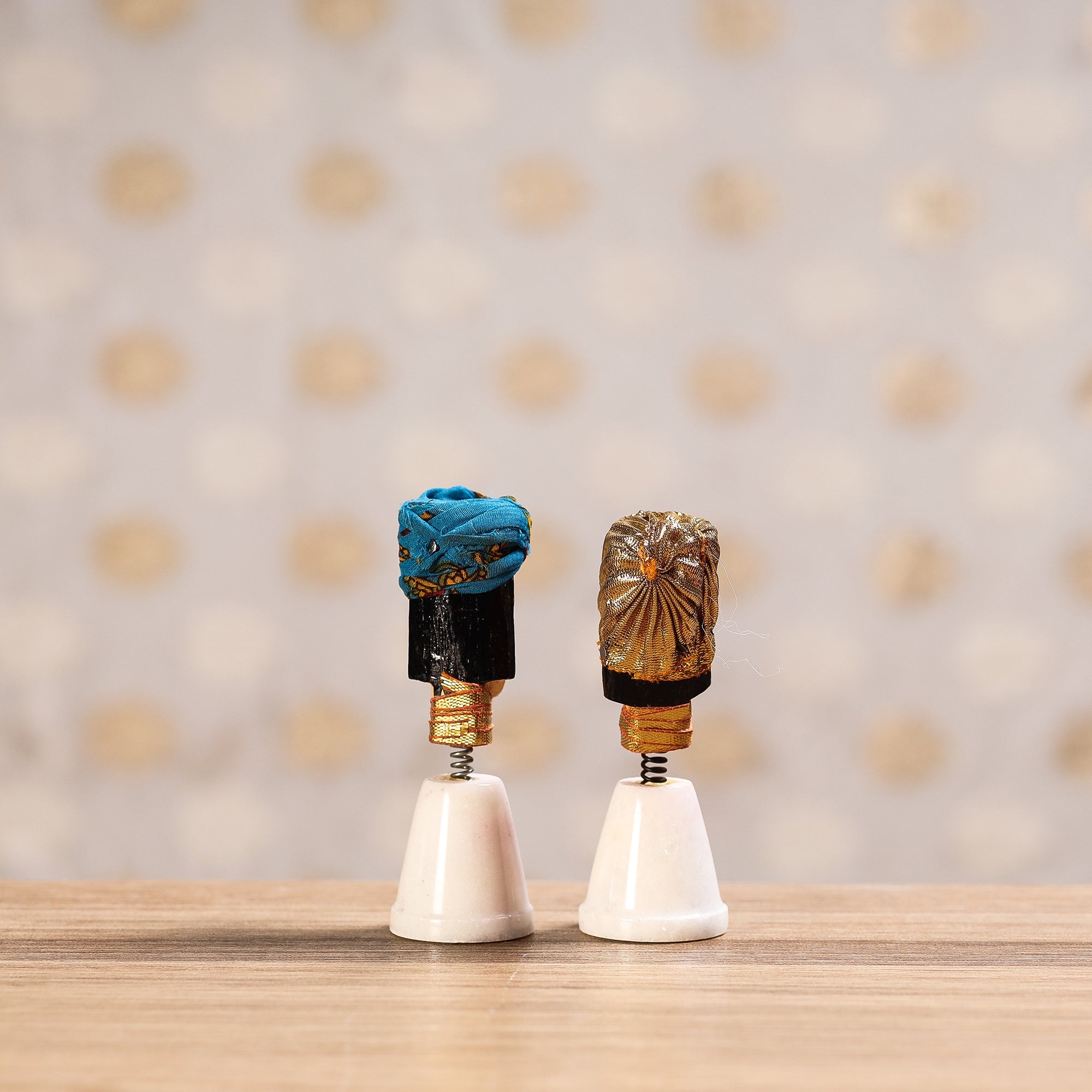  Rajasthani Bobble Head Handmade Puppet / Kathputli 