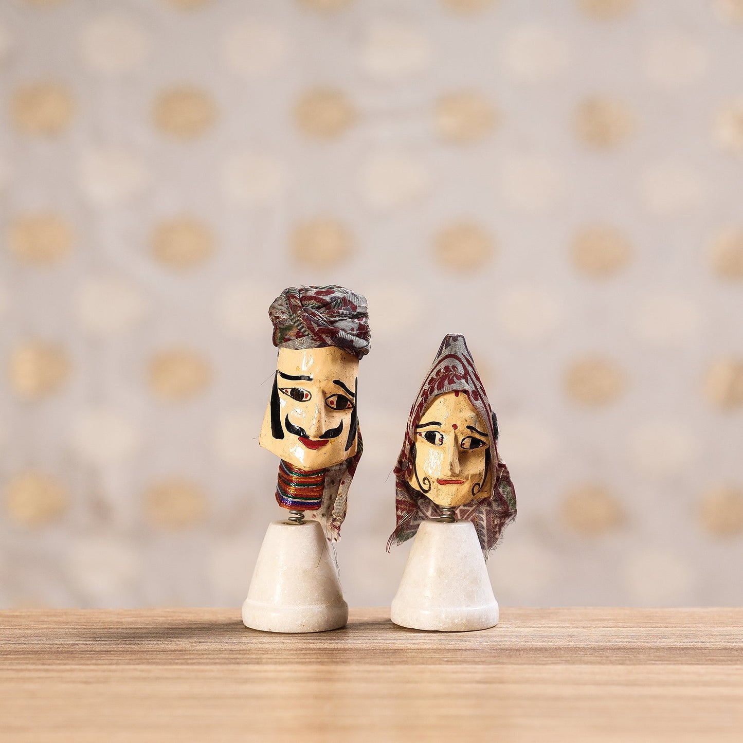 Buy Rajasthani Bobble Head Handmade Puppet / Kathputli l iTokri.com