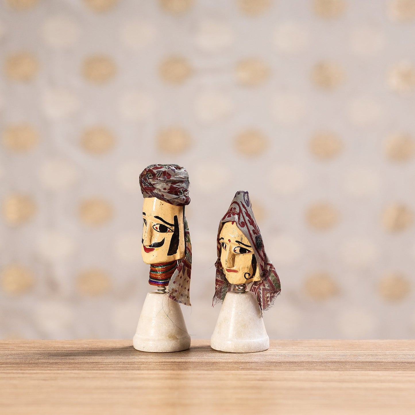 Buy Rajasthani Bobble Head Handmade Puppet / Kathputli l iTokri.com