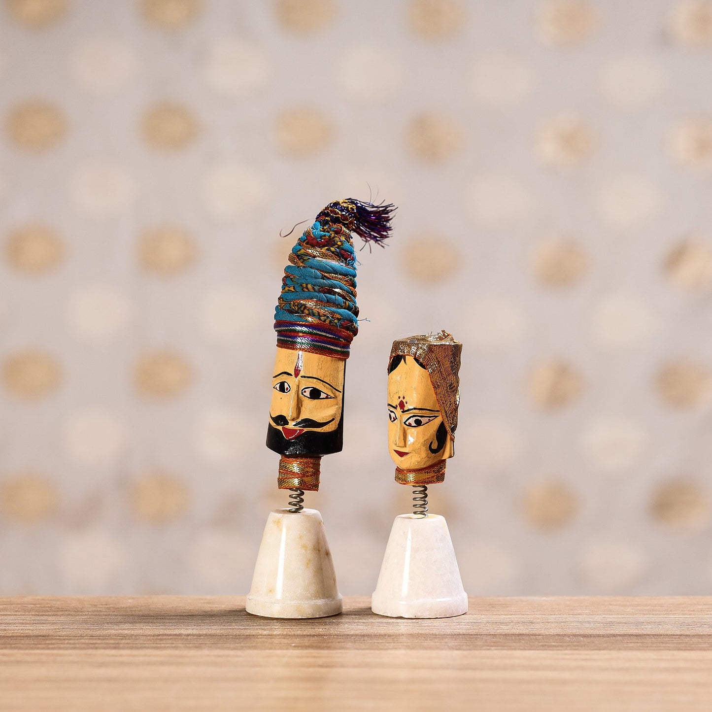 Buy Rajasthani Bobble Head Handmade Puppet / Kathputli l iTokri.com