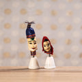  Rajasthani Bobble Head Handmade Puppet / Kathputli 