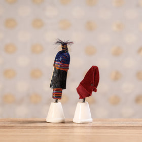  Rajasthani Bobble Head Handmade Puppet / Kathputli 