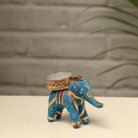  Rajasthani Elephant Handmade Tealight Candle Holder 