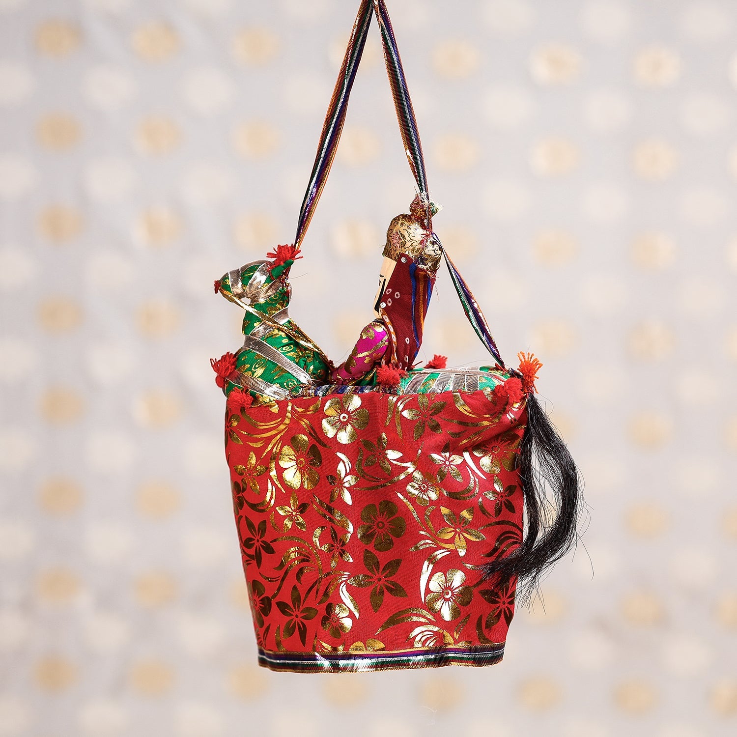  Ghodi Sawar - Rajasthani Handmade Hanging / Kathputli 
