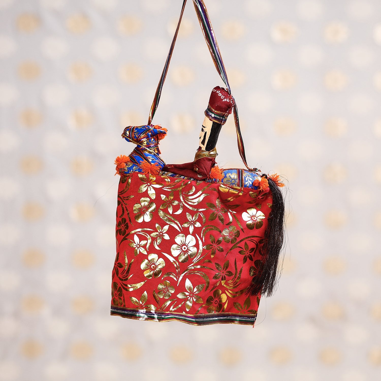  Ghodi Sawar - Rajasthani Handmade Hanging / Kathputli 