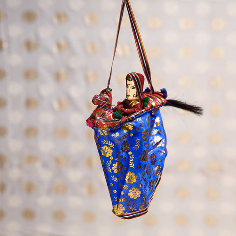  Ghodi Sawar - Rajasthani Handmade Hanging / Kathputli 