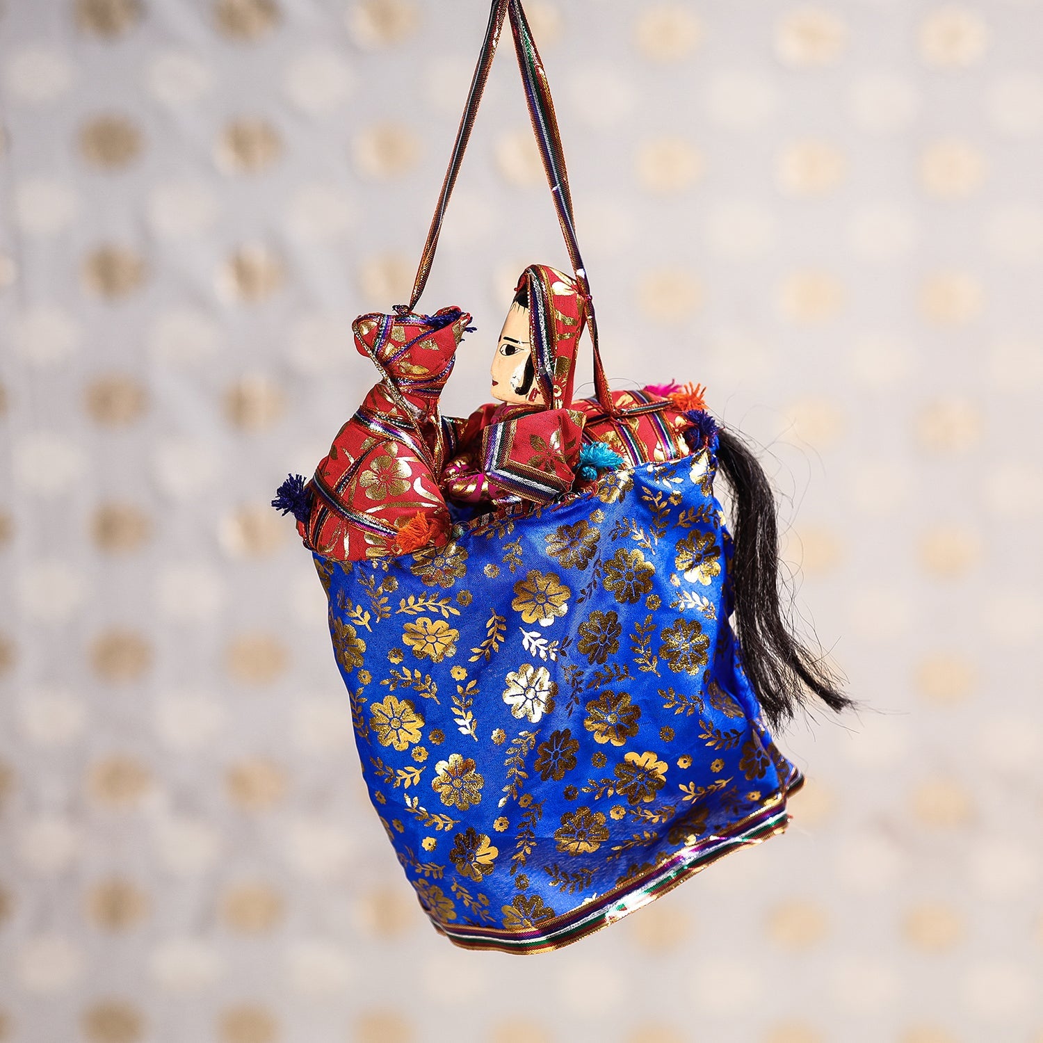  Ghodi Sawar - Rajasthani Handmade Hanging / Kathputli 