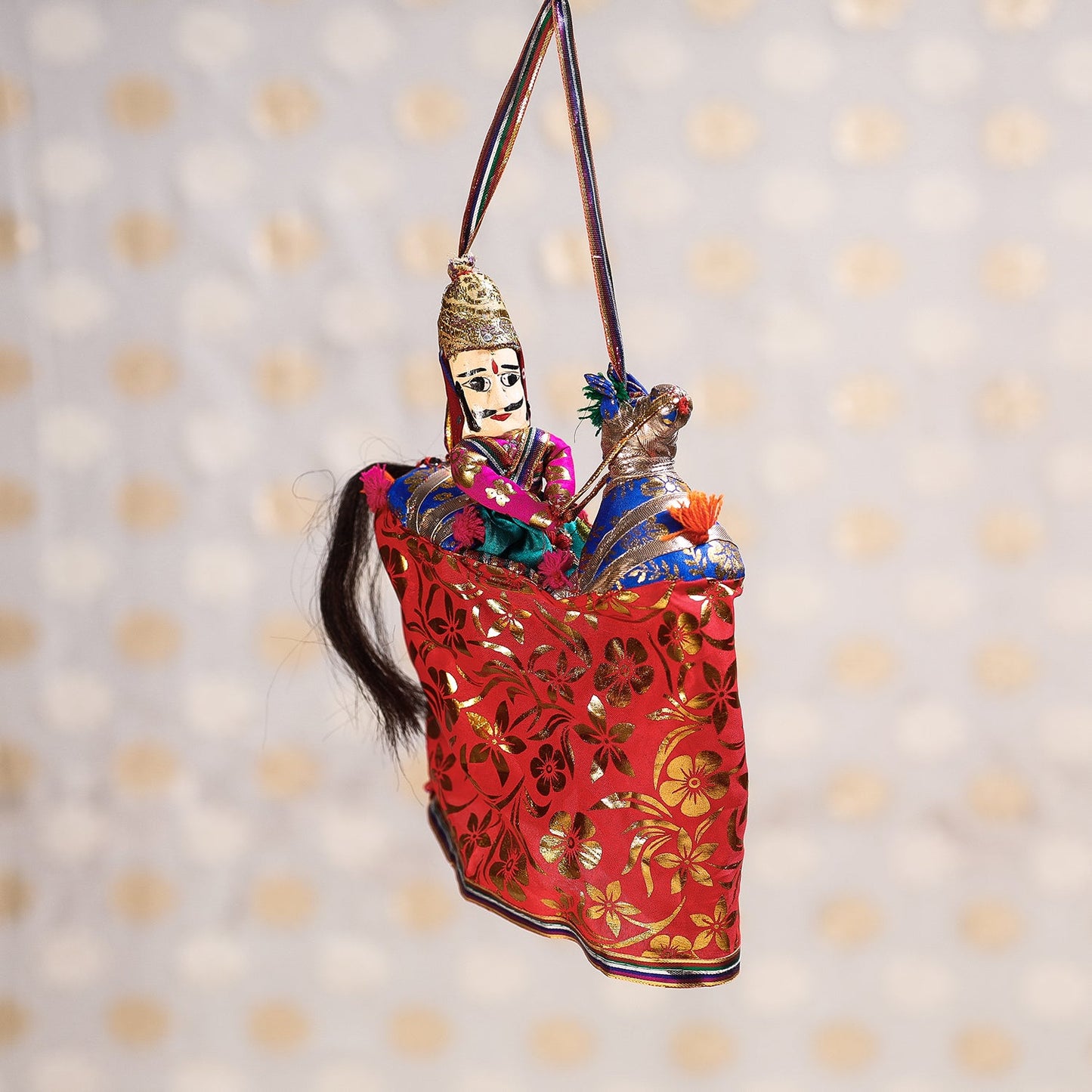  Ghodi Sawar - Rajasthani Handmade Hanging / Kathputli 