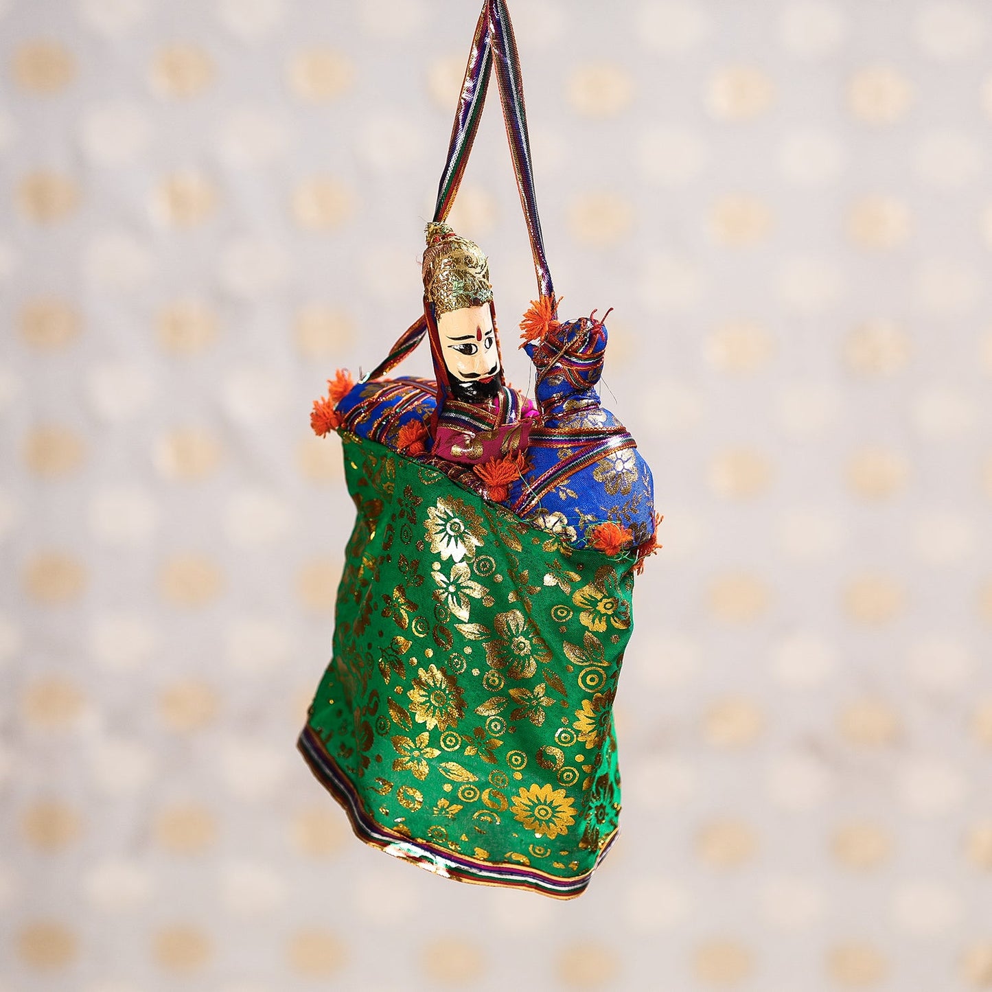 Ghodi Sawar - Rajasthani Handmade Hanging / Kathputli 