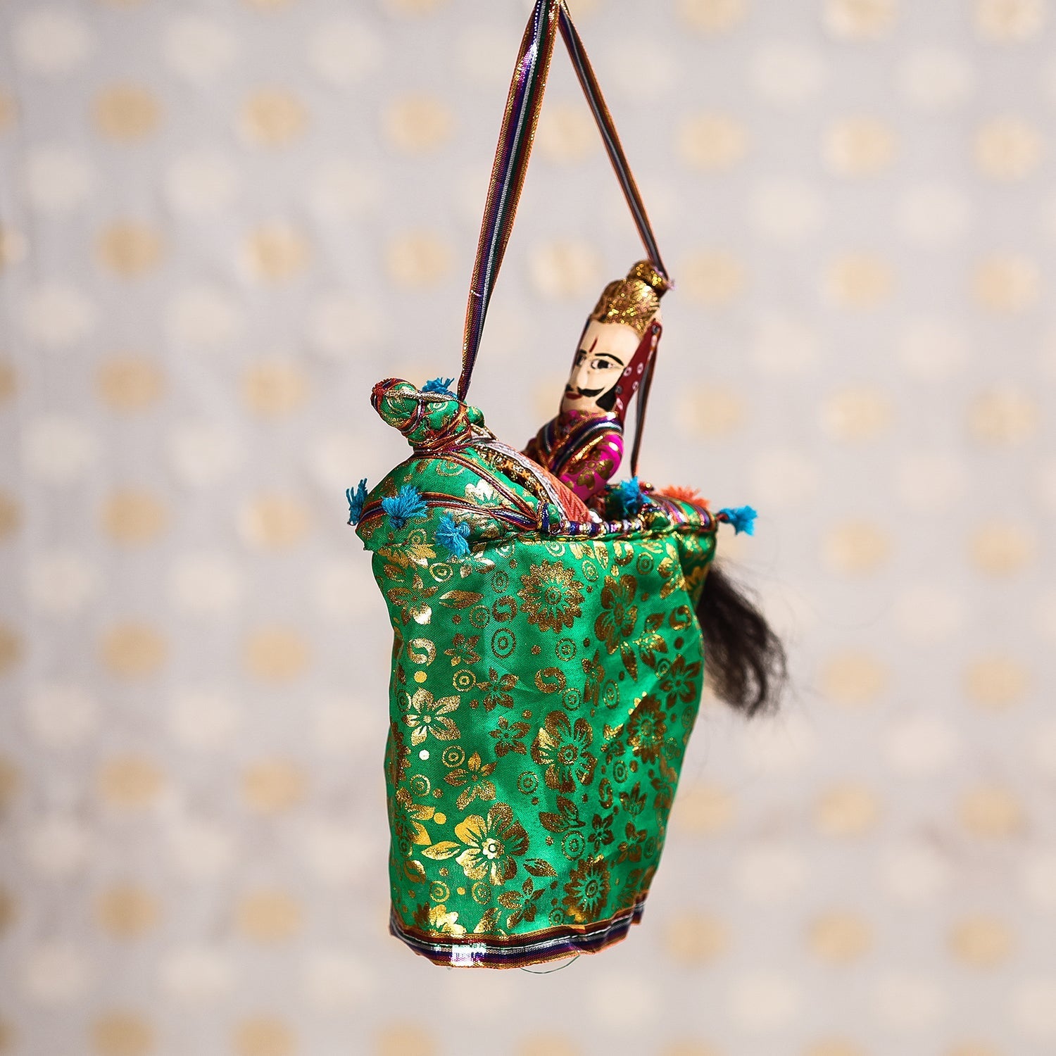  Ghodi Sawar - Rajasthani Handmade Hanging / Kathputli 