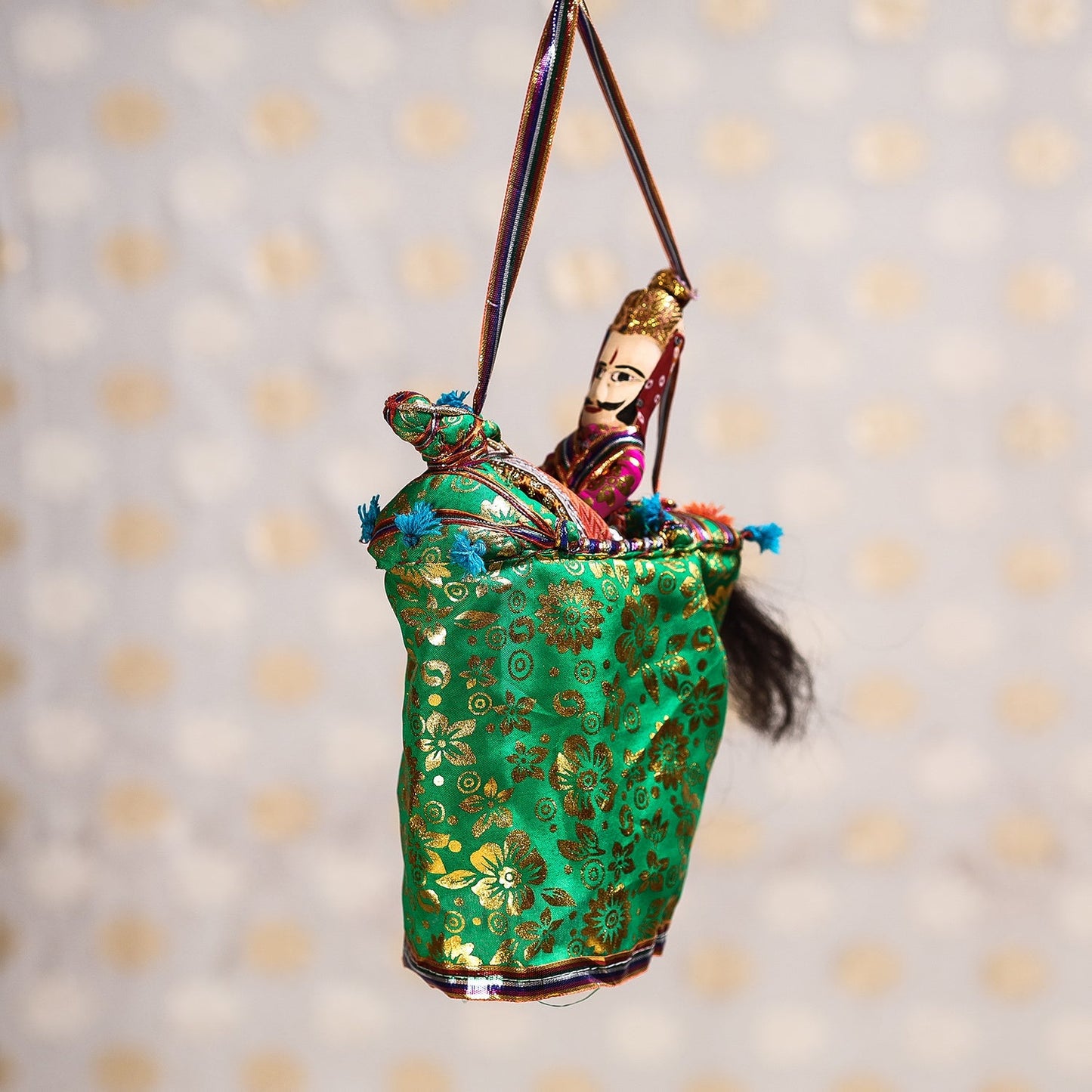  Ghodi Sawar - Rajasthani Handmade Hanging / Kathputli 