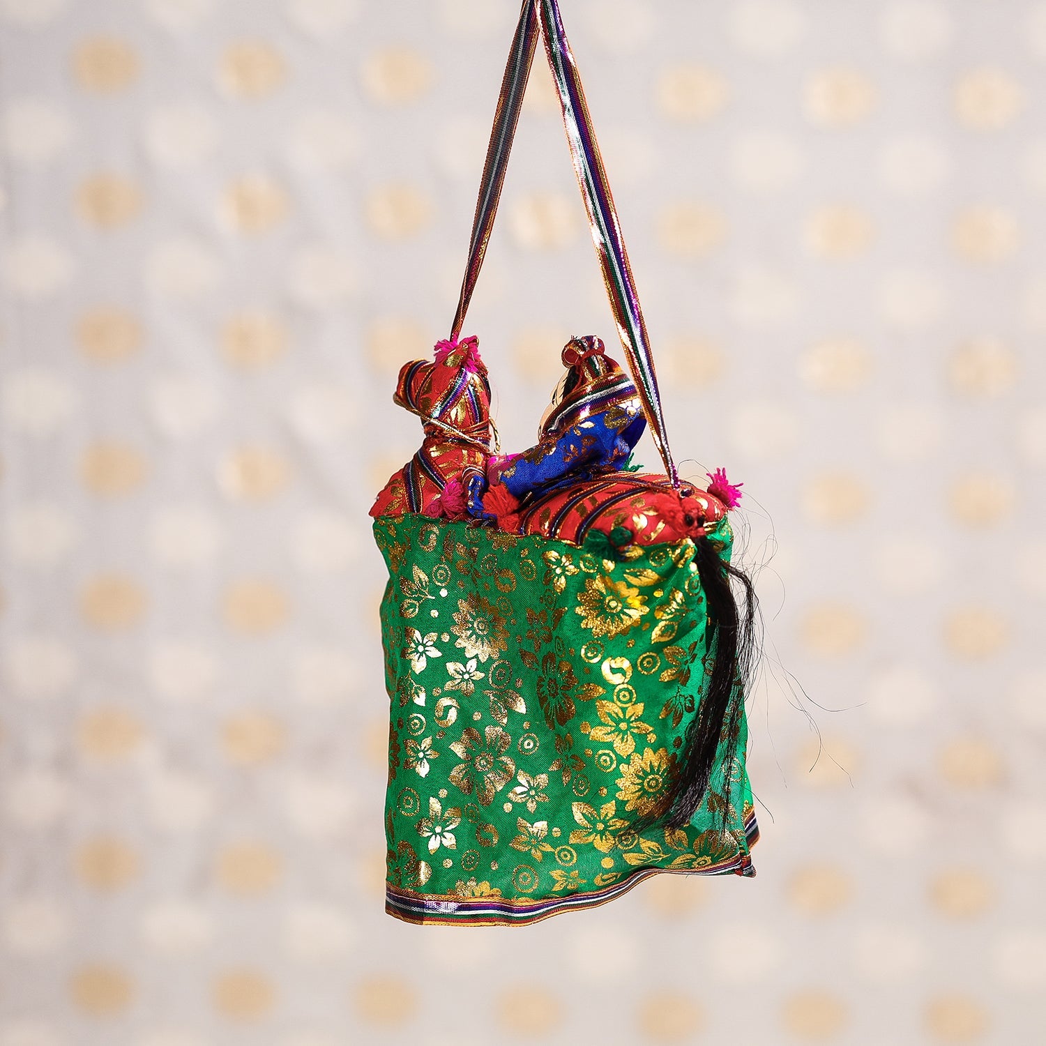  Ghodi Sawar - Rajasthani Handmade Hanging / Kathputli 