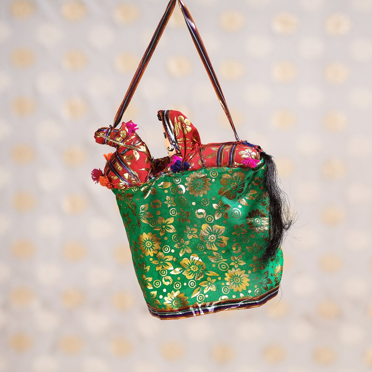  Ghodi Sawar - Rajasthani Handmade Hanging / Kathputli 