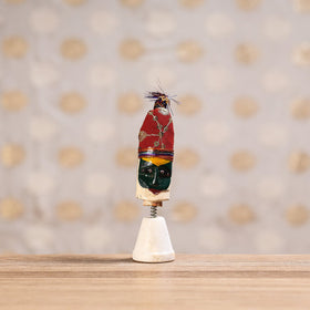  Rajasthani Men Bobble Head Handmade Puppet / Kathputli 