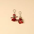  Rajasthani Puppet Couple Handmade Keychain