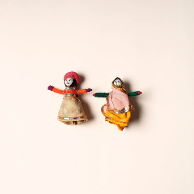 Rajasthani Puppet Couple Handmade Magnet