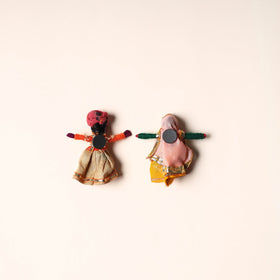  Rajasthani Puppet Couple Handmade Magnet