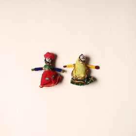  Rajasthani Puppet Couple Handmade Magnet