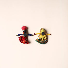  Rajasthani Puppet Couple Handmade Magnet