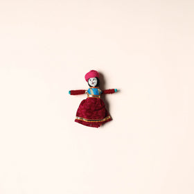  Rajasthani Puppet Couple Handmade Magnet