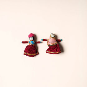  Rajasthani Puppet Couple Handmade Magnet