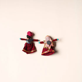  Rajasthani Puppet Couple Handmade Magnet