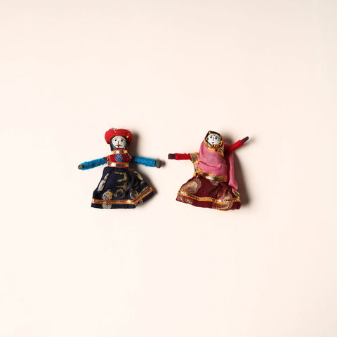  Rajasthani Puppet Couple Handmade Magnet
