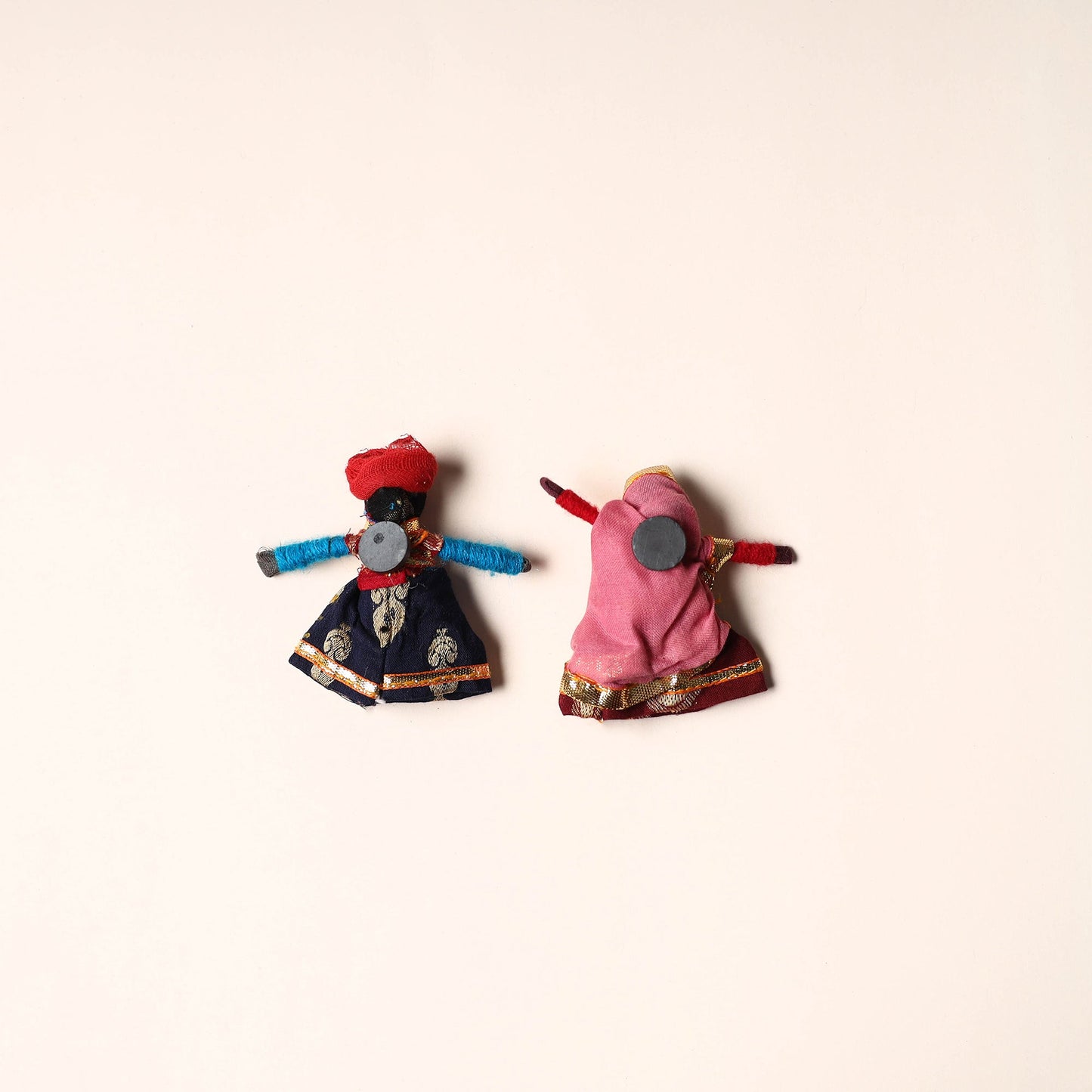  Rajasthani Puppet Couple Handmade Magnet