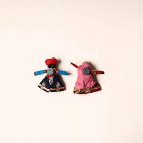  Rajasthani Puppet Couple Handmade Magnet