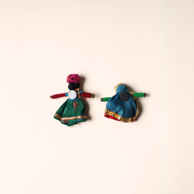  Rajasthani Puppet Couple Handmade Magnet