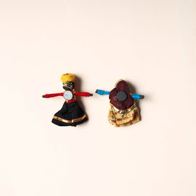  Rajasthani Puppet Couple Handmade Magnet