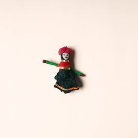  Rajasthani Puppet Couple Handmade Magnet