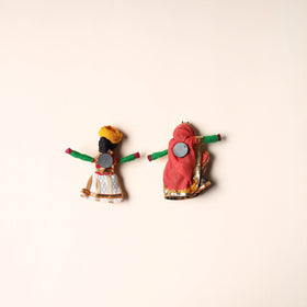  Rajasthani Puppet Couple Handmade Magnet