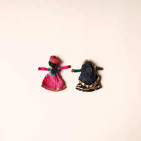  Rajasthani Puppet Couple Handmade Magnet