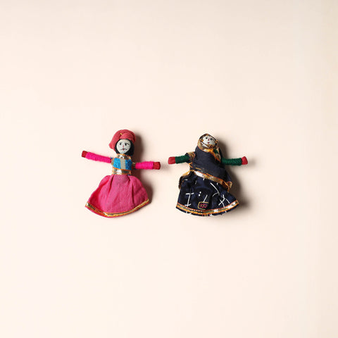  Rajasthani Puppet Couple Handmade Magnet