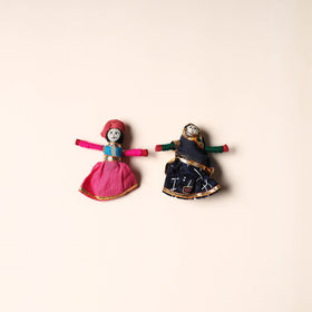  Rajasthani Puppet Couple Handmade Magnet