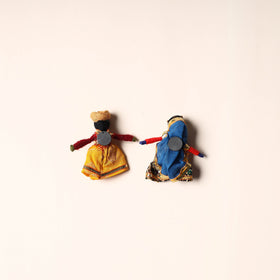  Rajasthani Puppet Couple Handmade Magnet