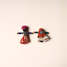  Rajasthani Puppet Couple Handmade Magnet