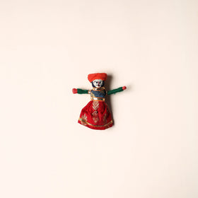  Rajasthani Puppet Couple Handmade Magnet