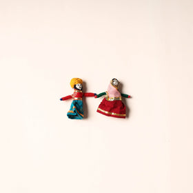  Rajasthani Puppet Couple Handmade Magnet