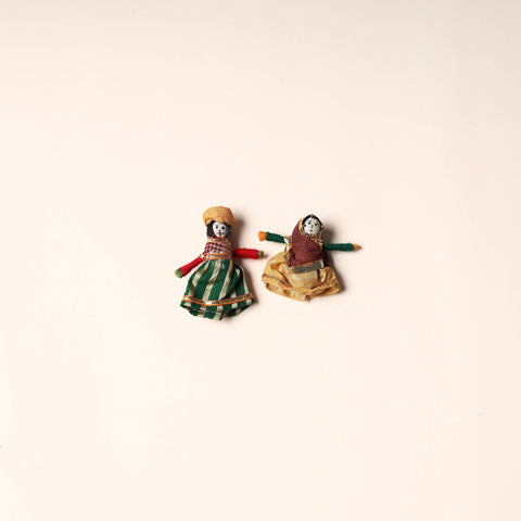  Rajasthani Puppet Couple Handmade Magnet