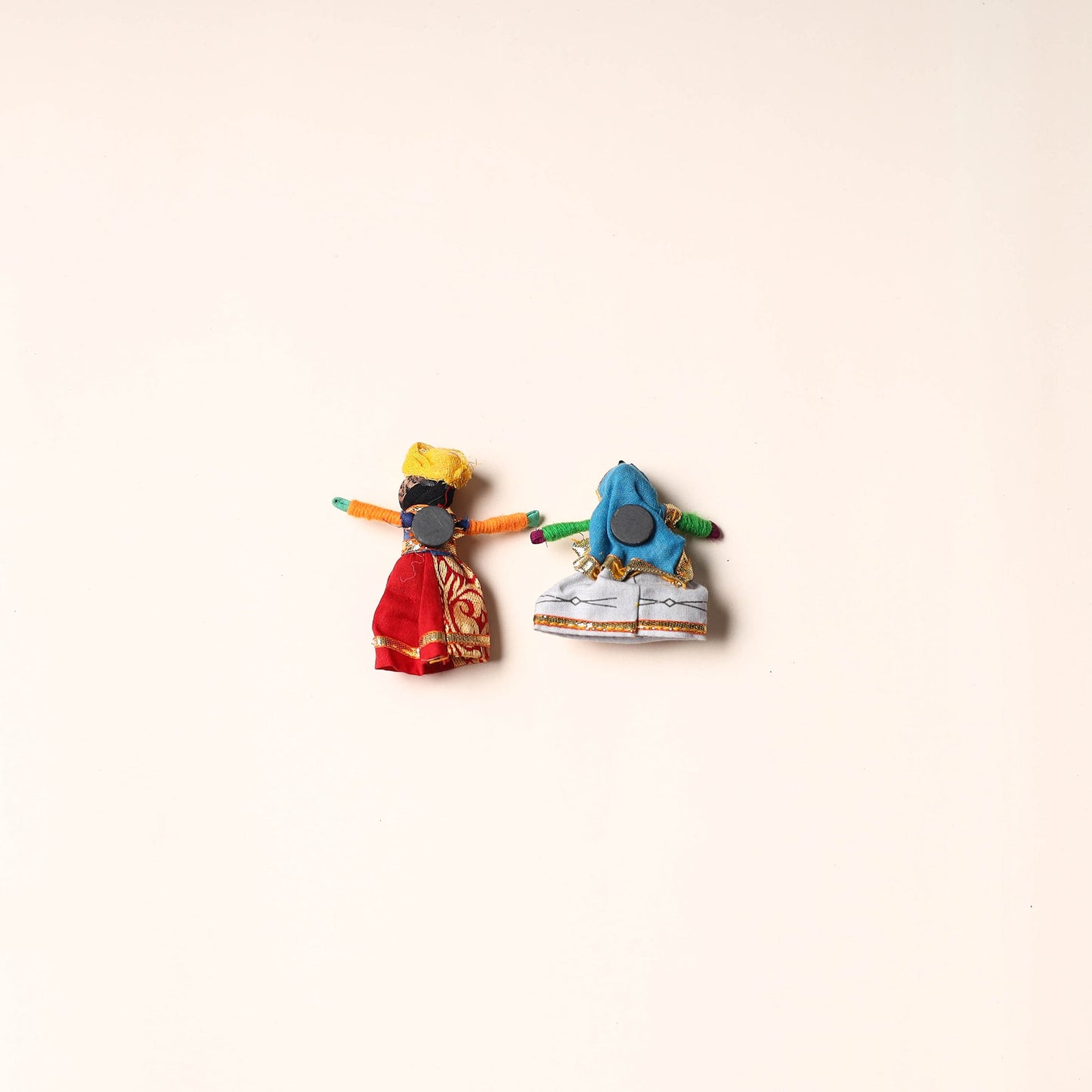  Rajasthani Puppet Couple Handmade Magnet