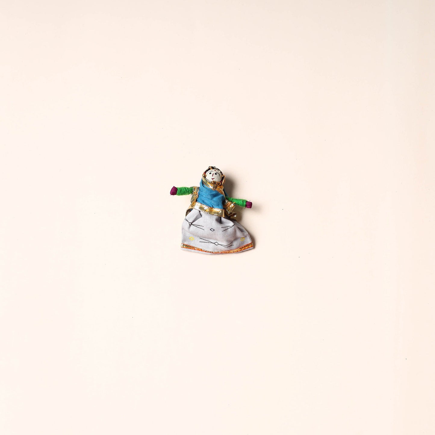  Rajasthani Puppet Couple Handmade Magnet