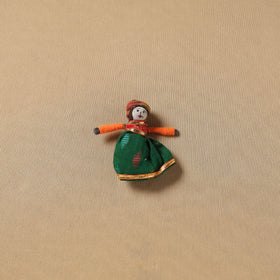 Rajasthani puppet couple handmade magnet (set of 2) 31