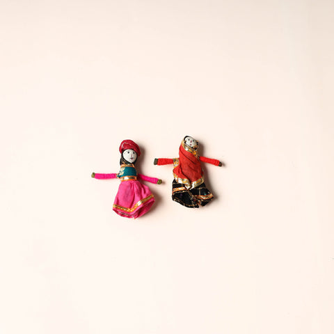  Rajasthani Puppet Couple Handmade Magnet