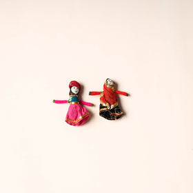  Rajasthani Puppet Couple Handmade Magnet