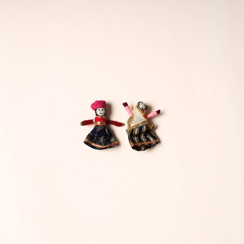  Rajasthani Puppet Couple Handmade Magnet